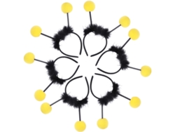 6pièces Serre-tête Abeille Lumineux Led Pour Halloween Accessoires Cabello De Fête Diadema Décoratif