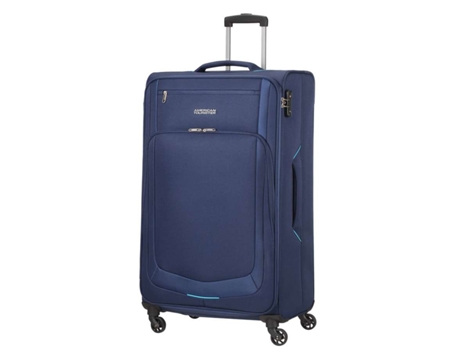 Mala de Viagem Grande Summer Session 79Cm 4 Rodas Azul 108L