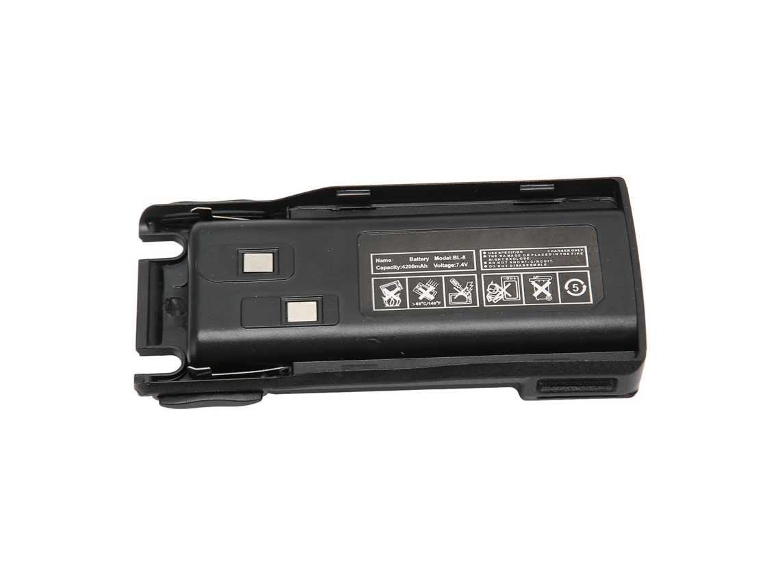 2 Baterías De Iones De Litio De 7,4 V Y 4200 Mah Para Radios Bf Uv82, Uv8d, Uv89, Uv82hp Y Uv82hx