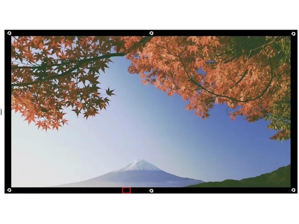 Pantalla De Proyección De 100 Pulgadas, Formato 16:9, Sencilla, Portátil, Transparente, Súper Delgada, Con