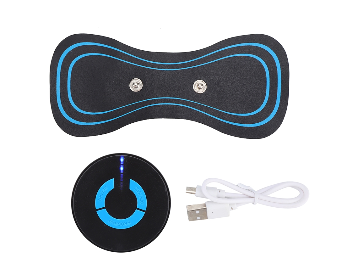 Mini Masajeador de Cuello, Almohadillas de Masaje Cervical para Alivio de Dolor, Estimulador Muscular EMS KOFIHETY