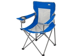 Silla plegable camping con posavasos y respaldo transpirable AKTIVE
