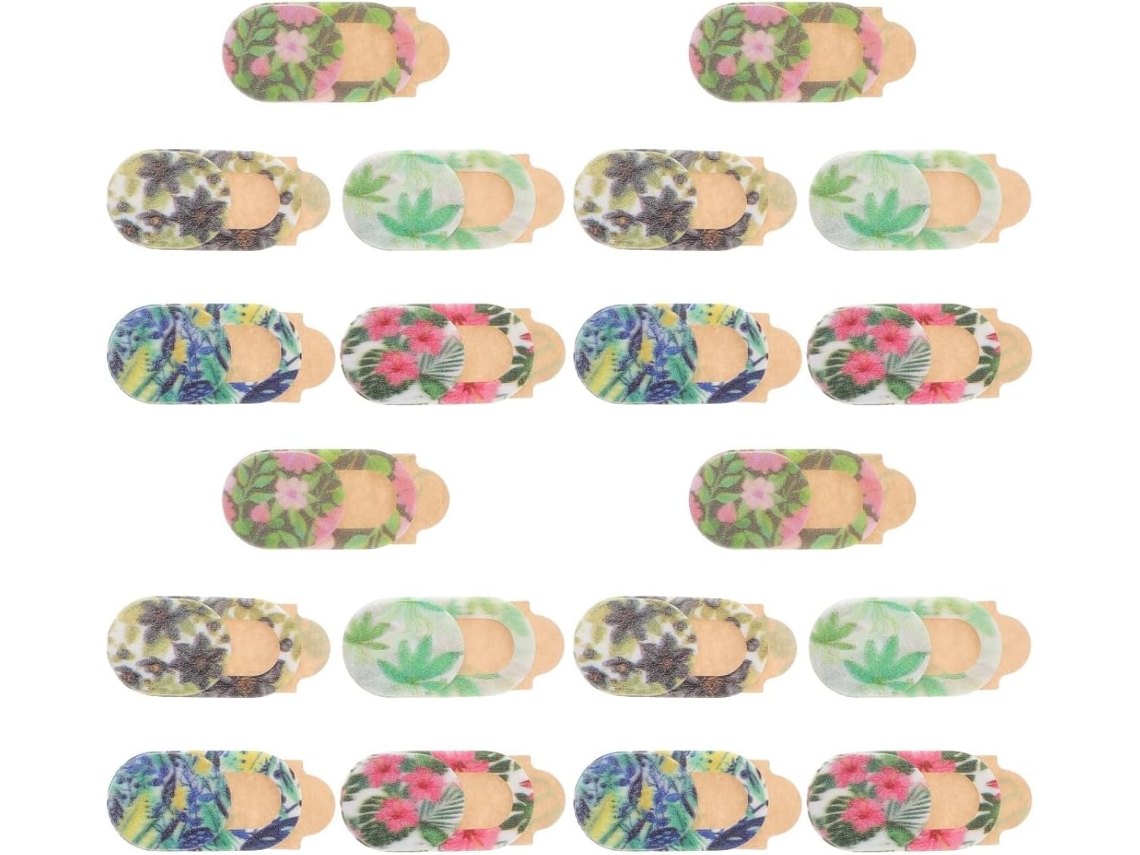 20 Tapas Florales Para Lentes De Cámara Web De Smartphone Para Mayor Privacidad