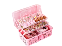 Caja organizadora rosa Slowmoose para artículos de papelería