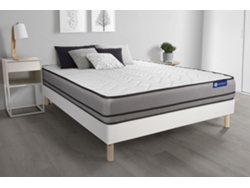 Somier Actilatex Night Multiláminas Zonas ACTISOM Espuma con memoria Blanco (120x200)