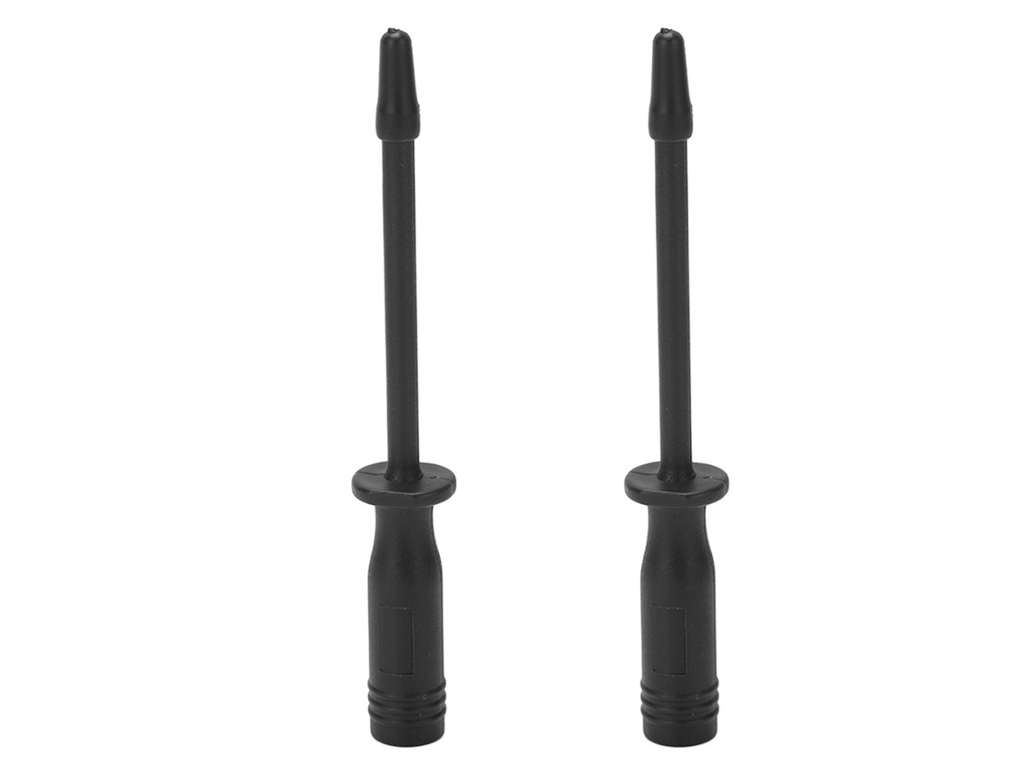 Juego De 2 Agujas De Prueba Para Multímetro Automotriz Con Puerto De 4 Mm Para Pruebas De Voltaje Y Circuitos - Negro