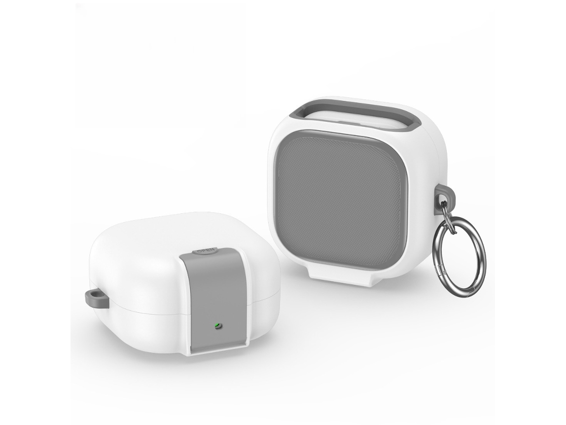 Funda protectora para auriculares Samsung Galaxy Buds4 Pro, protección completa / 1 pieza (blanco) Czhhmart