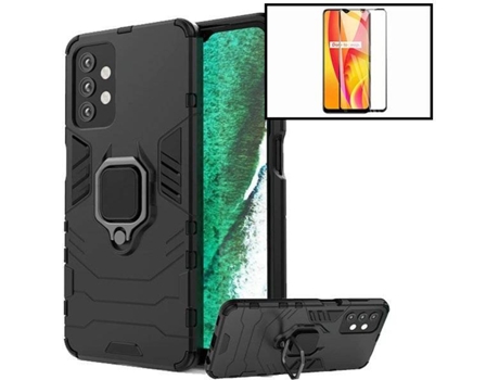 Carcasa + Protector Samsung Galaxy A52 PHONECARE Military Defender Negro