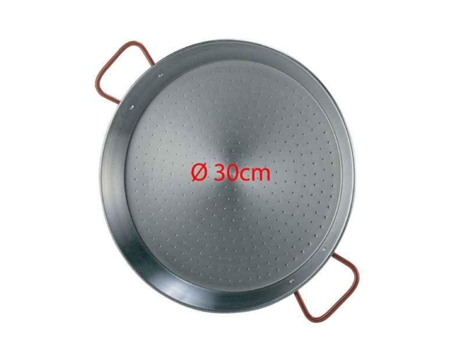 Paellera Valenciana de 30 cm Pulida Para 4 Personas GARCIMA