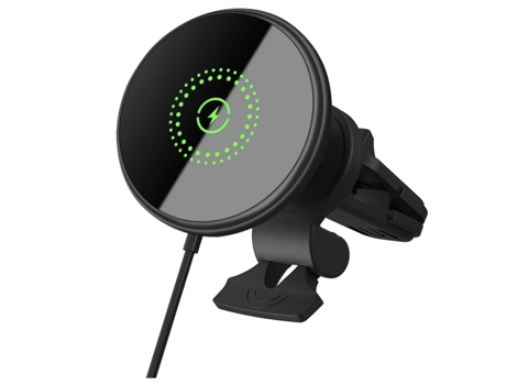 Cargador Coche Magsafe Teléfono Imán Inalámbrico Carga para Apple CHRONUS Negro