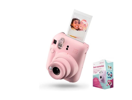 Cámara Instax FUJIFILM Mini 12 Rosa Flor