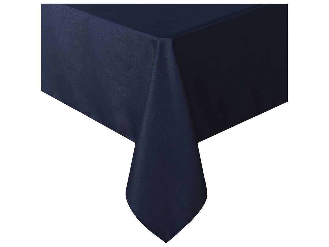 Rebe-mantel Cuadrado 54x78 Pulgadas Poliéster Resistente A Manchas Y Arrugas Lavable Para Mesa De Comedor Fiesta Campamento Azul Marino