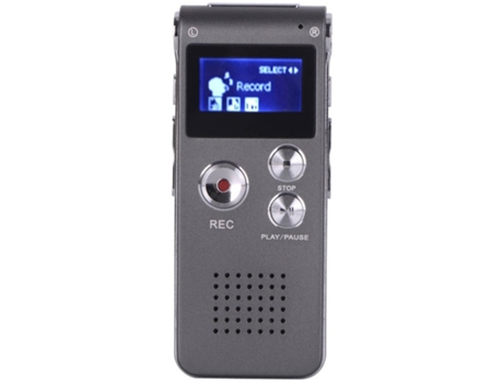 Grabadora de voz digital de 8 Gb Reproductor de MP3 y audio digital todo en uno para reuniones / entrevistas / conferencias / lecciones
