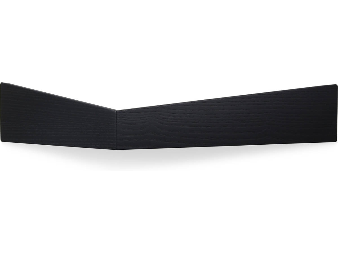 Estantería WOODENDOT Pelican L (Negro - Madera - 57x25x13 cm)