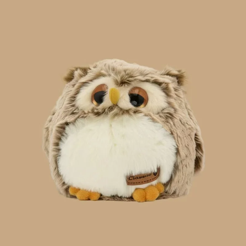 Peluche de búho Treasure, muñeco de pájaro, animal lindo MDUG (Estilo 7 11 Cm)