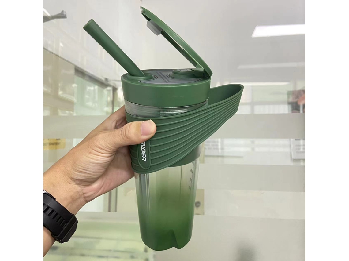 Exprimidor Eléctrico De Frutas, Licuadora Portátil Recargable Por Usb De 460 Ml (verde) Czhhmart