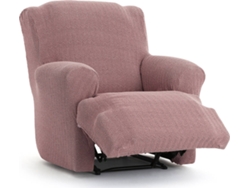 Funda de Sillón Relax XL EYSA Premium Jaz Tejido Multielástico (110 x 80 x 120 cm - Poliéster y Algodón - Rosa)
