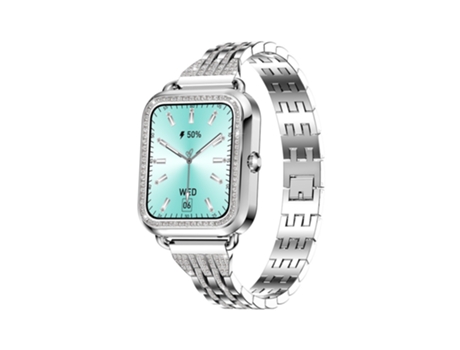 Reloj Inteligente con Llamada Bluetooth (Recibir/Marcar) para Mujeres, Pantalla Táctil HD de 1,6'', Tracker de Fitness con Monitor de Ritmo Cardíac...