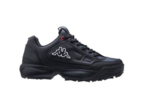 Zapatillas Deportivas KAPPA Rave Nc Hombre (Negro - Cuero Natural, Material Sintético - 46)