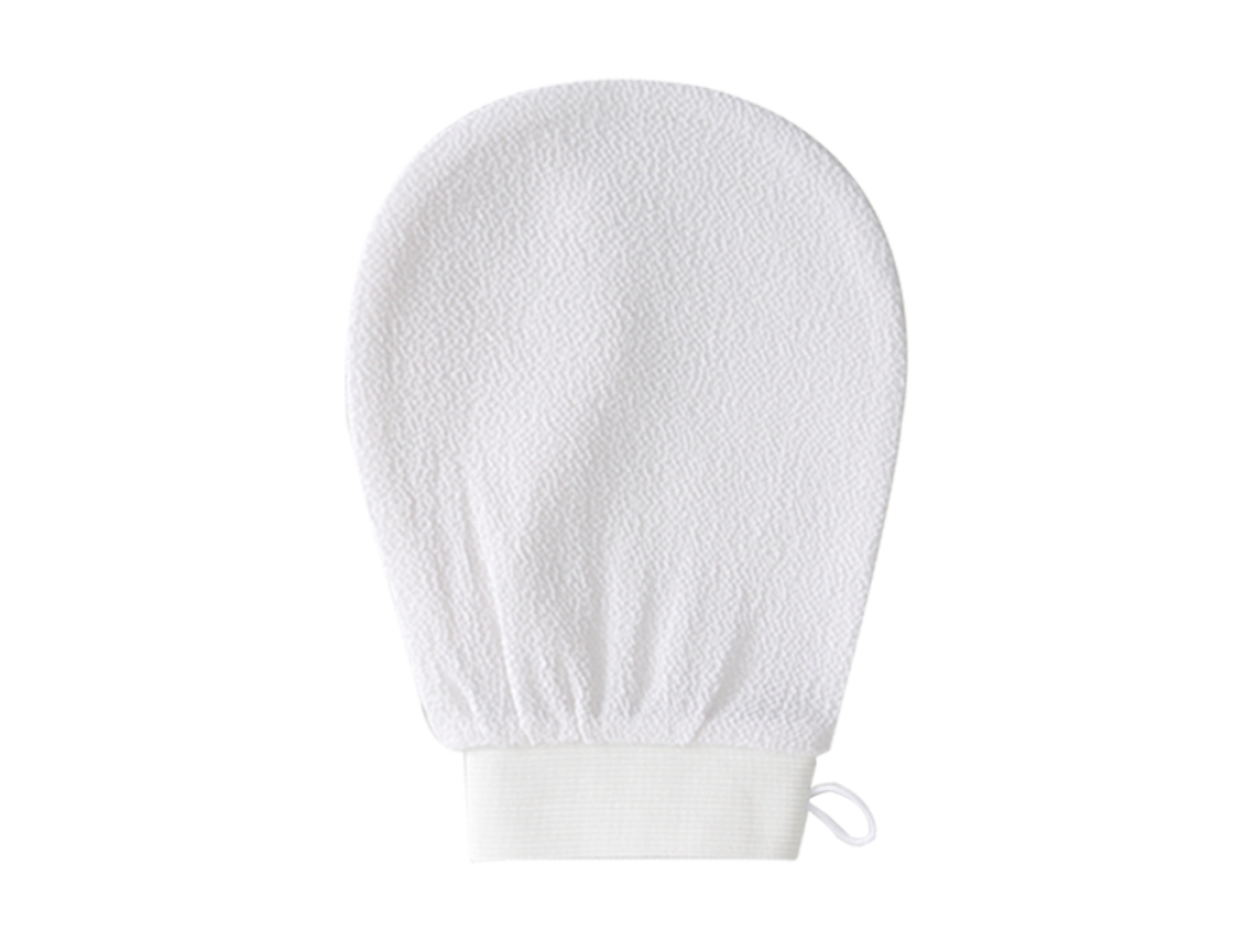 Guantes Exfoliantes Profundos (blancos) (1 Pieza) Guantes Limpiadores De Piel 100 % Fibra De Viscosa