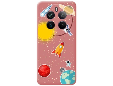 Funda Diseño Espacio para Realme 12 Pro 5G / 12 Pro Plus 5G TUMUNDOSMARTPHONE Silicona Líquida Rosa
