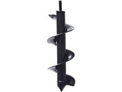 2026-broca De Barrena Eléctrica De Gasolina Para Jardín, Barrena De Tierra, Cabeza Excavadora, Negro, 5*22cm