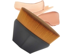 Brocha De Base De Alta Densidad Con Punta Plana En Forma De Pétalo - Brocha De Maquillaje De Tacto Suave