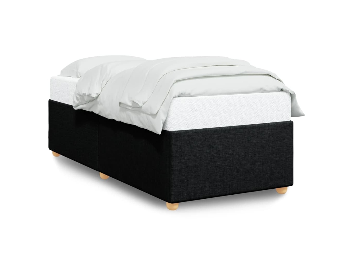 Maison Exclusive - Estructura De Cama Individual Sin Colchón, Color Negro