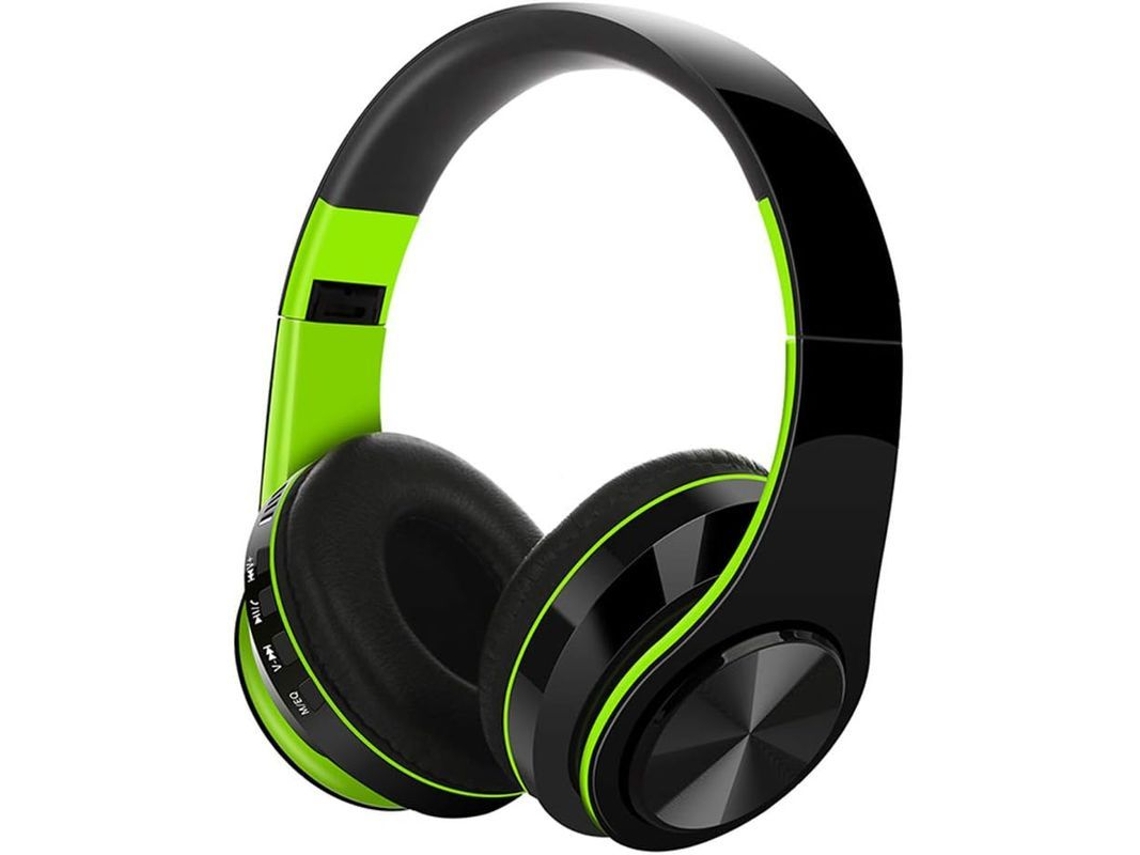 Auriculares Inalámbricos Supraaurales, Estéreo Hi-fi Bluetooth Y Auriculares Con Cable Con Micrófono, Ligeros.