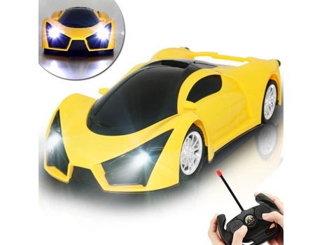 Coche teledirigido para niños, coche Rc de juguete con luz Led, coches de regalo 1/16 para niños y niñas
