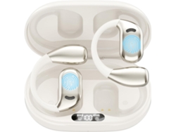 Auriculares con traducción automática en tiempo real mediante IA, compatibles con 144 idiomas, con app incluida, compatibles con iOS y Android. Siurn (blanco)
