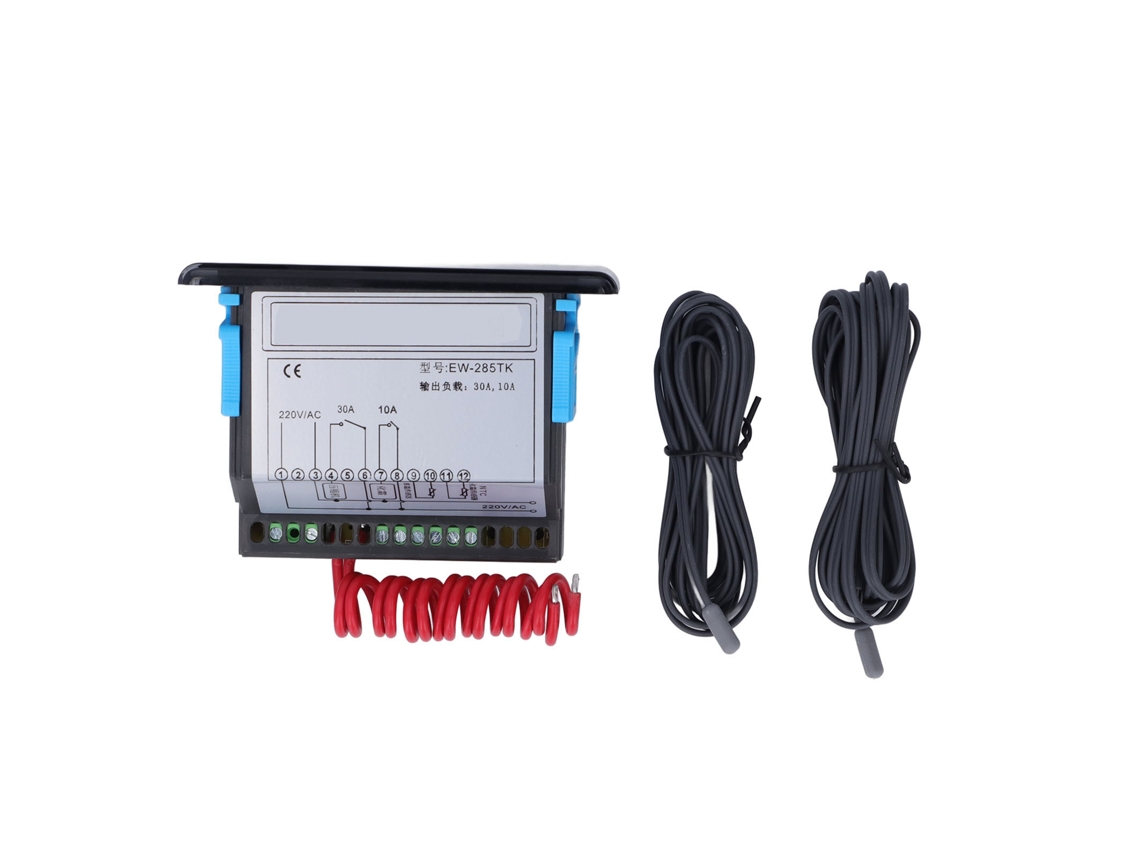 Controlador de temperatura para cámaras frigoríficas, termostato digital con panel táctil, CA 220 V, descongelación