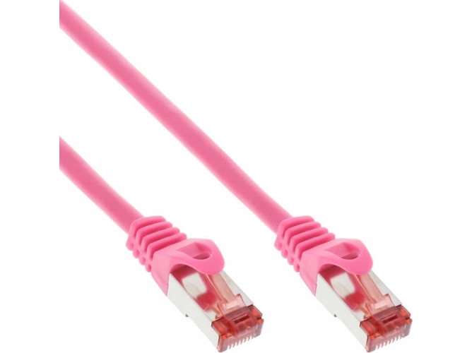 Cable de Red INLINE (RJ45 - 1.5 m - Rosa)