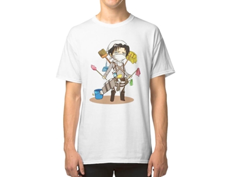 Camiseta ROCKINSTONE Cleaning Levi Algodón para Hombre (3XL)