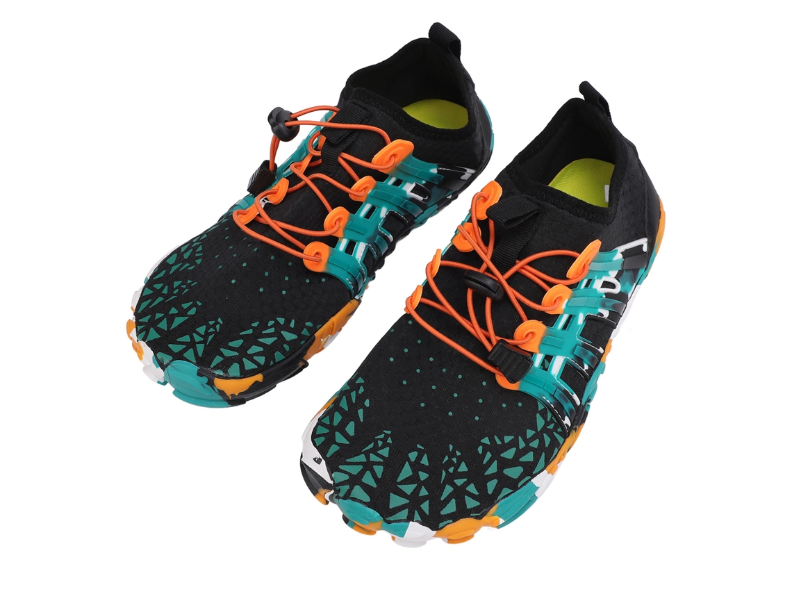 2026-zapatos De Agua Hombre Mujer Pvc Antideslizantes Secado Rápido Barefoot Playa Río Talla 42 Negro