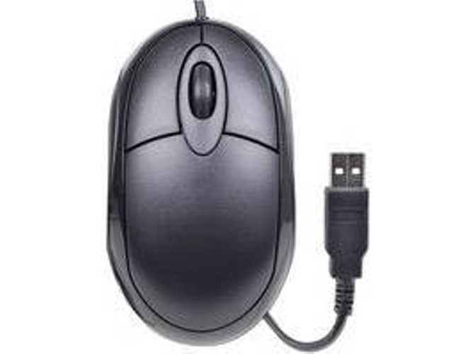 Ratón DYNAMODE INA-67S (Óptico - 1000 dpi - Negro)