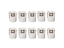Paquete de 10 bolsas de repuesto para aspiradoras en seco y húmedo, para aspiradoras de 5 a 8 galones 9066100 90661 906 61 Yunzii