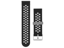 Cinto De Relógio Esportivo De Silicone Universal 22mm Para Huawei Watch 3, Watch 2 E Watch Gt Preto Cinza