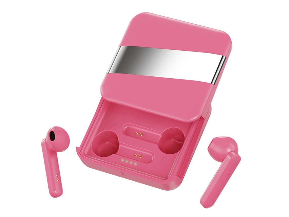 Auriculares Inalámbricos Bluetooth, Auriculares 5.1, Estéreo Hifi, Rosa
