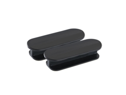 Dos manijas negras para puertas de balcón ZYBLSSBB