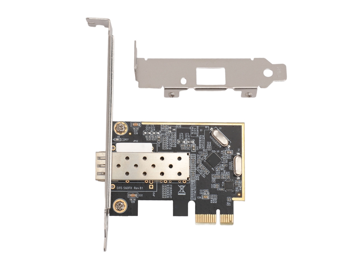 Tarjeta De Red Ethernet Pci-e Con Adaptador De Fibra Sfp, Transmisión Estable De 1000 Mb Para Ordenadores De Sobremesa.