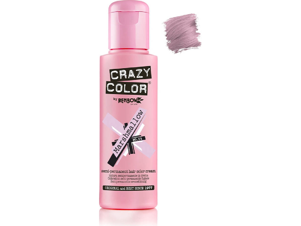Tinte Semipermanente CRAZY COLOR Marshmallow no. 64 (100 ml)