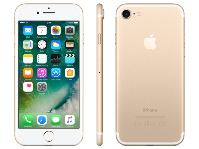 iPhone 7 APPLE (4.7'' - 2 GB - 128 GB - Dorado) — 2 GB RAM | Single SIM | 1 Cámara trasera
