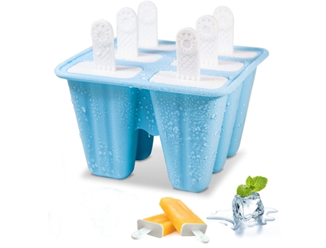 Moldes De Silicona Para Helado Juego De 6 Moldes Para Polos De Hielo Molde Para Polos De Hielo Molde Para Helados,Azul