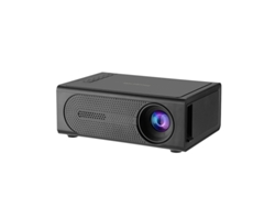 Mini Proyector Bluetooth Hd 1080p Con Control Remoto - Portátil Para Cine En Casa Y Área Externa - Negro
