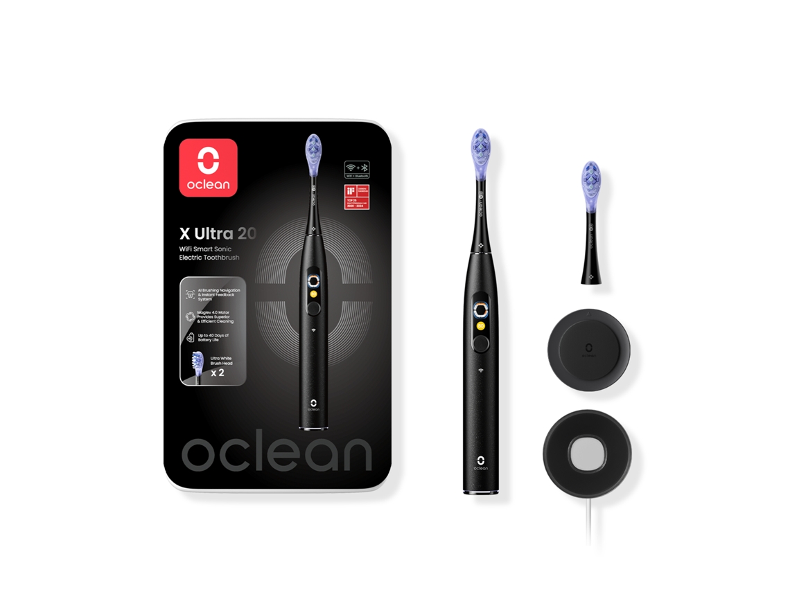 Cepillo de dientes eléctrico OCLEAN X Ultra 20 Negro (1 Unidad)