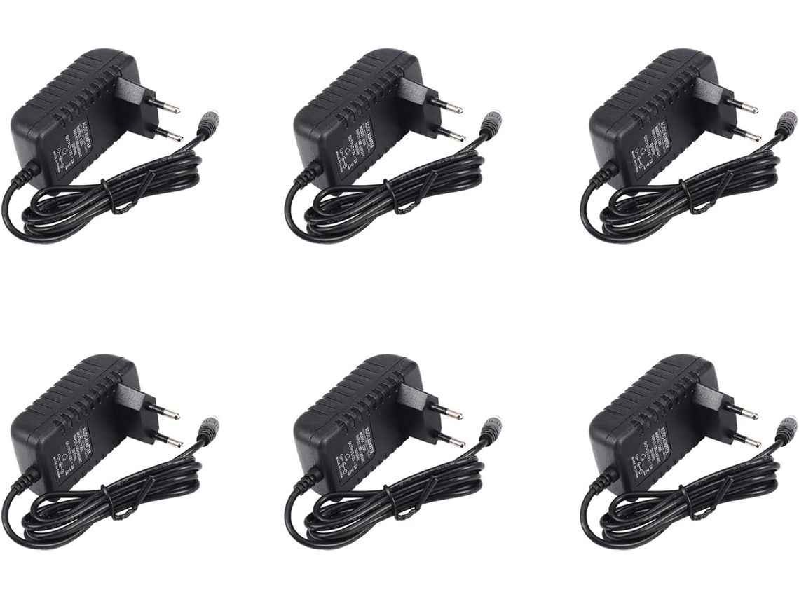 6 Adaptadores De Corriente Ca/cc De 12 V 2 A Y 24 W Con Transformador