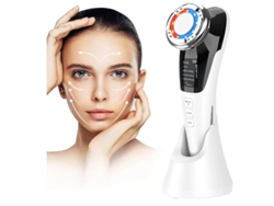 Masajeador Facial Para Cuidado De La Piel Dispositivo De Belleza Multi Antiarrugas Ems De Alta Frecuencia Para Levantamiento Facial Blanco Yizhood