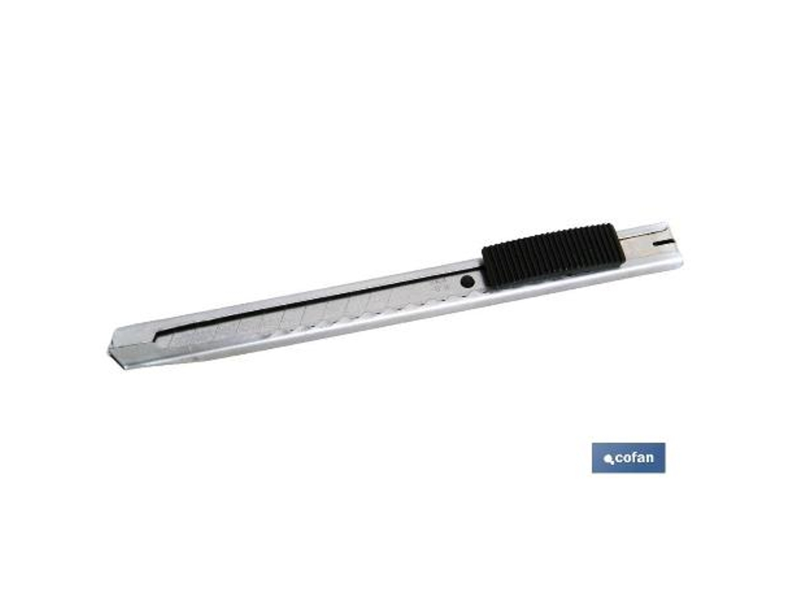 Cutter metálico inox (9mm)