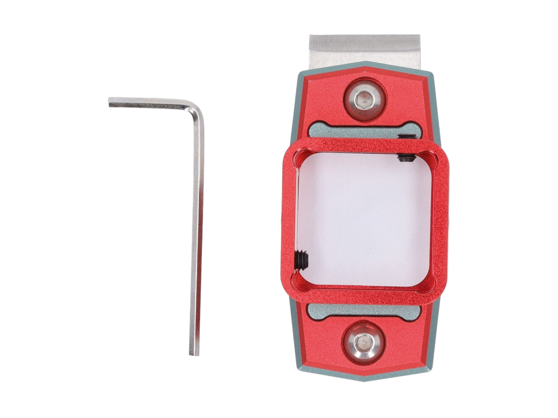 Soporte Magnético De Aleación De Aluminio Para Tiza De Billar Con Clip Fijo Para Guardar La Tiza De Snooker, En Color Rojo Y Verde Oscuro.